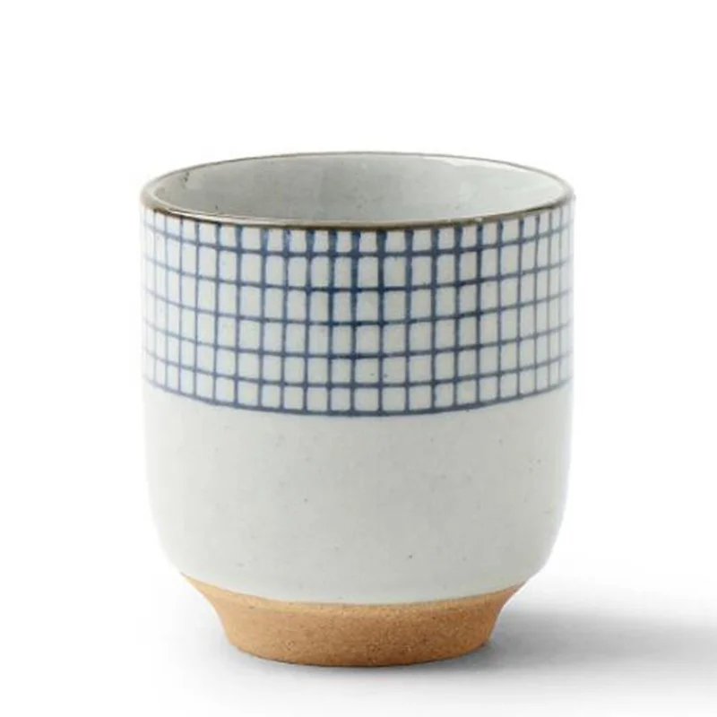 

handpainted lattice pattern ceramic soup cup tea cupteacup originality Coffee cup wine cups