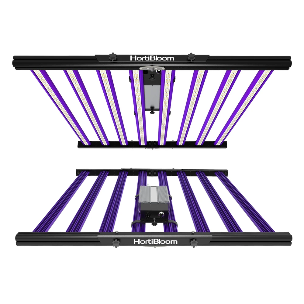 

HortiBloom Mega Plus 650 Full Spectrum Led Grow Lights with 10 Feet Power Cord in 110V US And 220V Adapter included