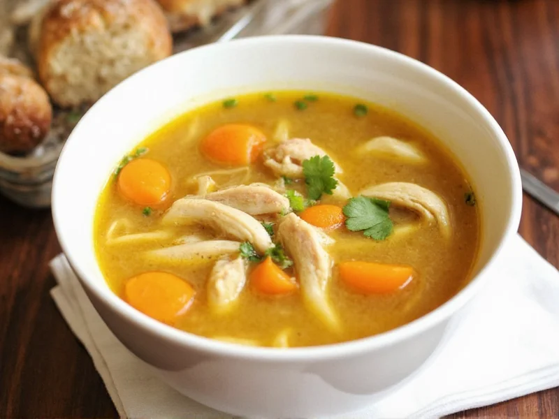 Easy Chicken Soup Recipe: 7 Ingredients, 25 Minutes