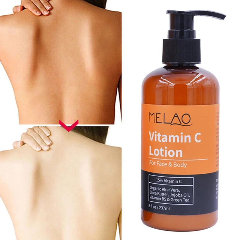 

Melao Private Label Bulk Natural Organic Beauty Skin Care Brightening Whitening Moisturizing Vitamin C Body Lotion