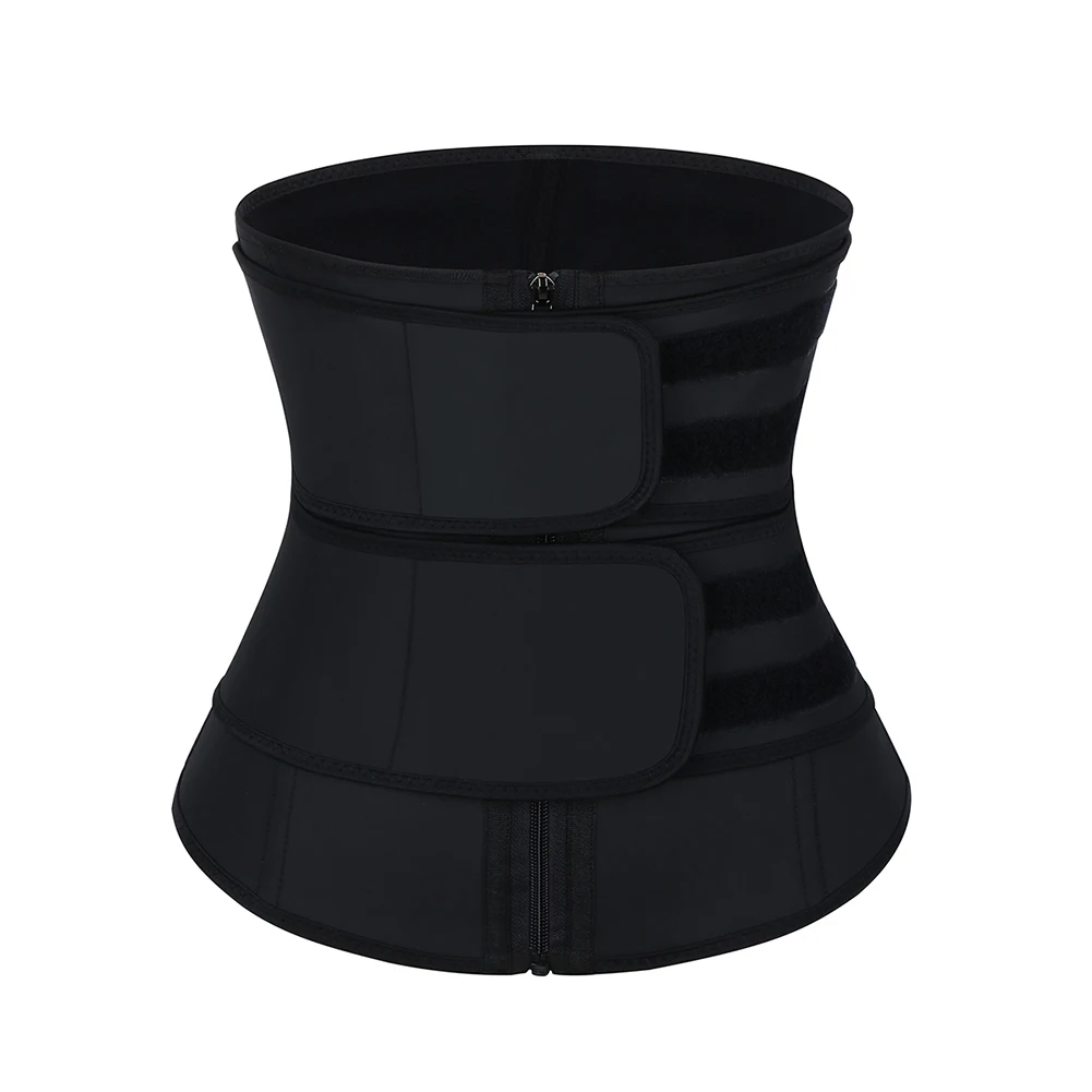 

HEXIN Double strap belt 7 STEEL BONE high waist tummy conttrol plus size women Latex Waist Trainer