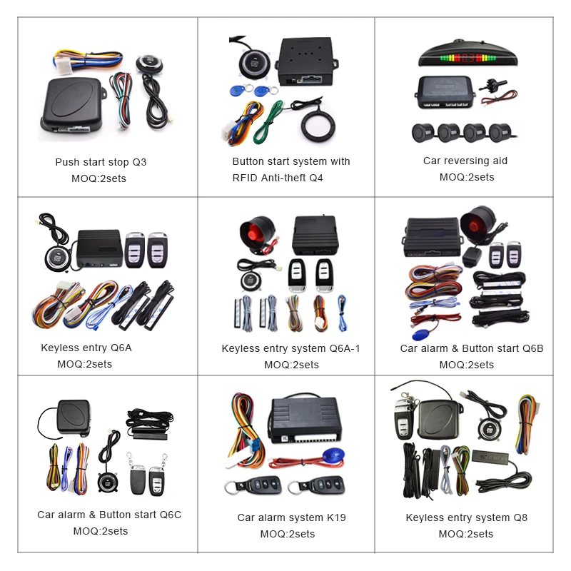 Wholesale One Way Remote Control Push Start Ignition Keyless Start Stop