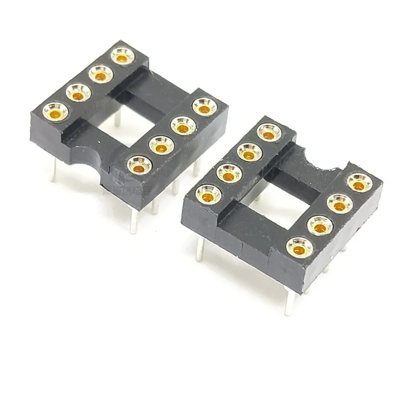 Round Hole Ic Socket Connector Integrated Circuit Socket
