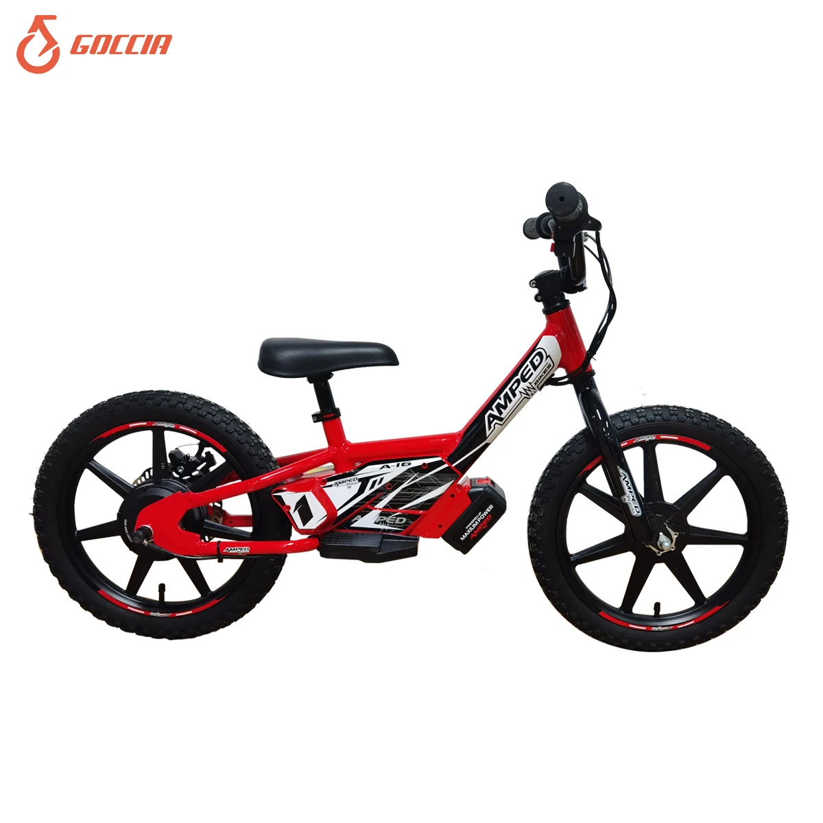 100w 18v 16 Inch Children No Pedal Bicycle,Electric Powered Kids Baby Self Carbon Mini Balance