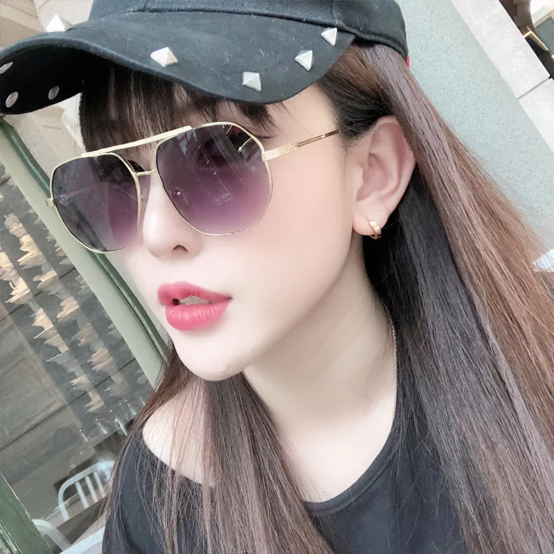 

[RTS] Men promotional cheap ray band fashion high definition metal frame PC lens UV400 sunglasses ce, Colorful