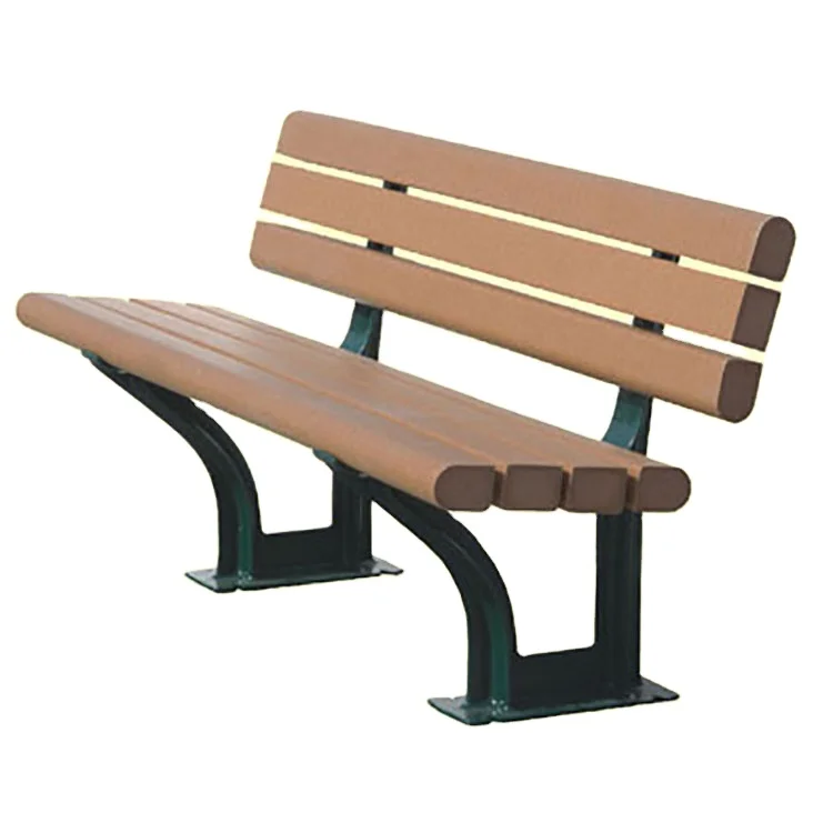 
HDPE wooden garden park bench for wholesale 