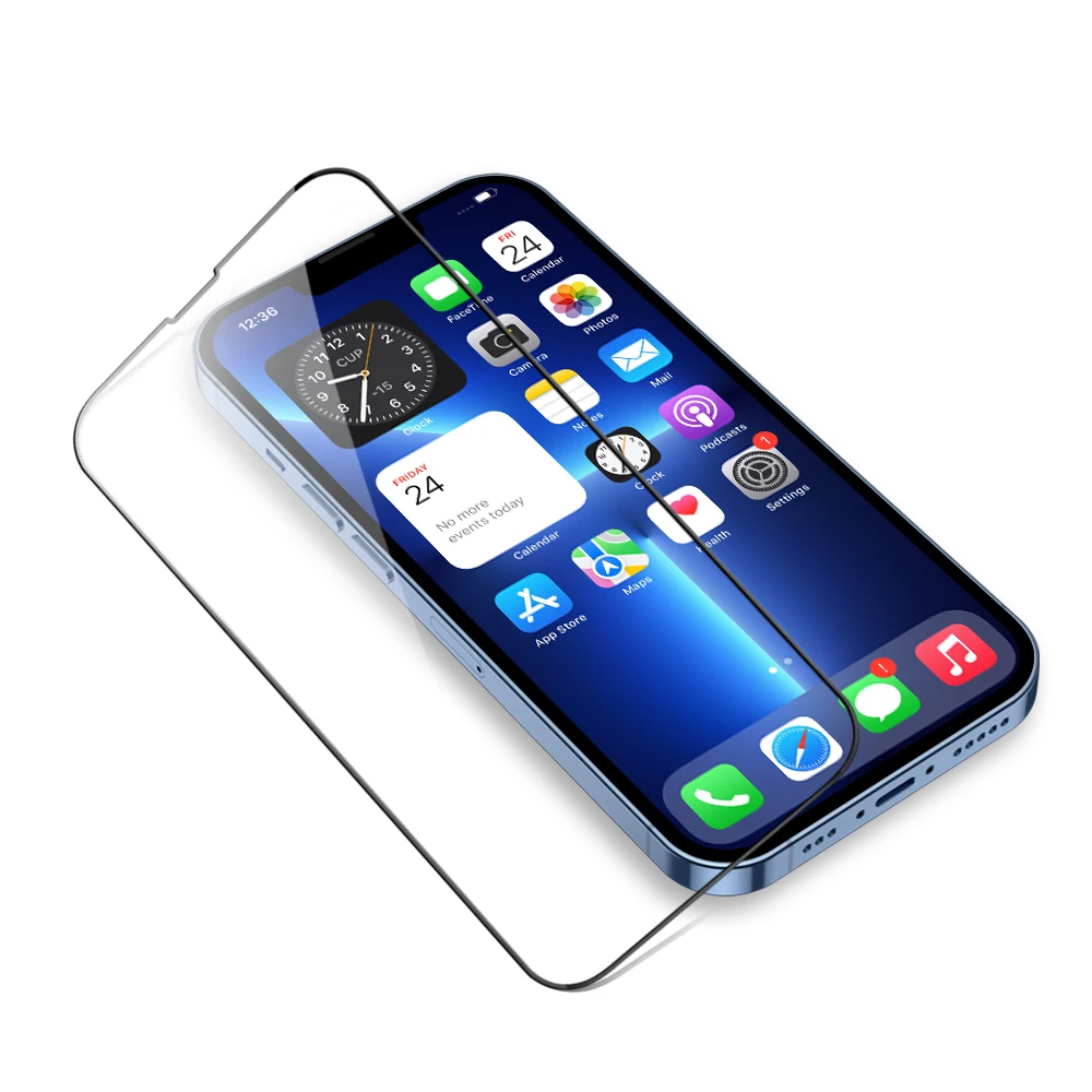 

Factory supply custom size tempered glass screen protector for iPhone 13