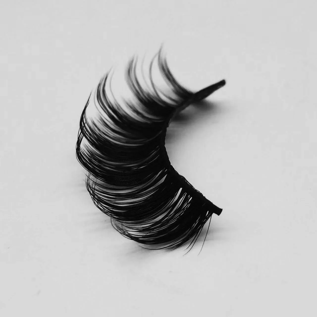 

winged eyelash extensions d curl Russian strip eyelashes Volume Faux Mink Strip Lashes Russian strip lashes
