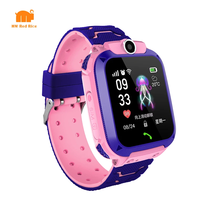 

new 2021 and 2020 hot sale children smartwatch q12 with ip67 waterproof and sos gps tracker for ios android kids smart watch