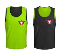 

Wholesale high quality soccer sport mesh vest double sided sport bibs training bib reversible
