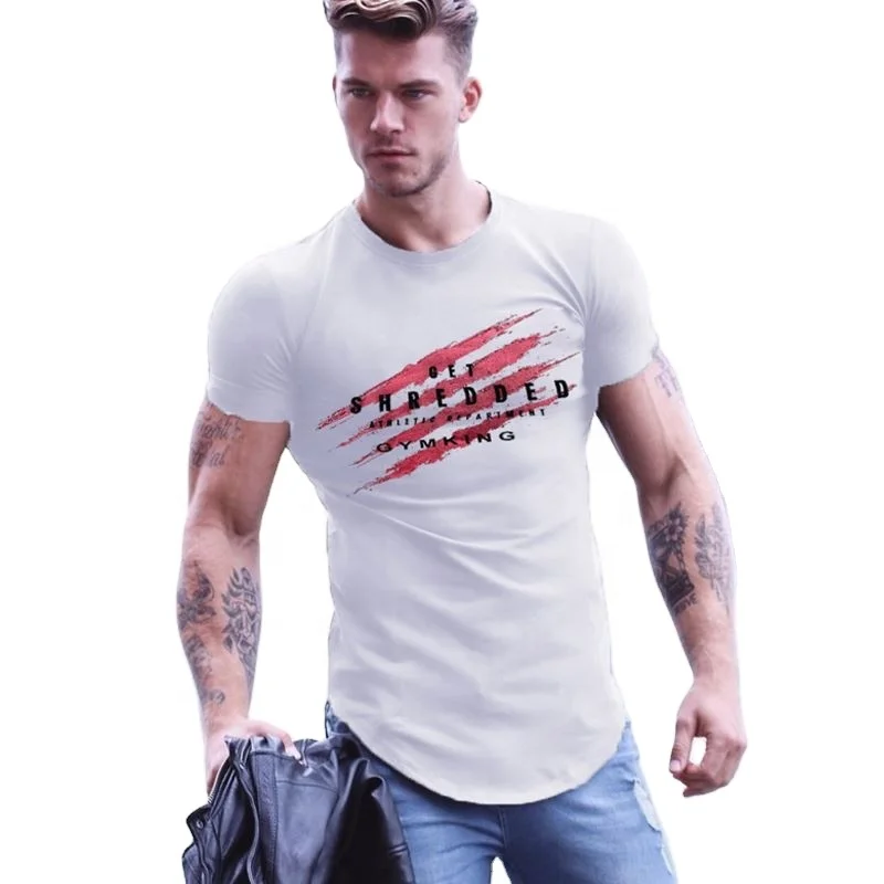 

China manufacture short sleeve gym tshirt custom t shirt printing for men