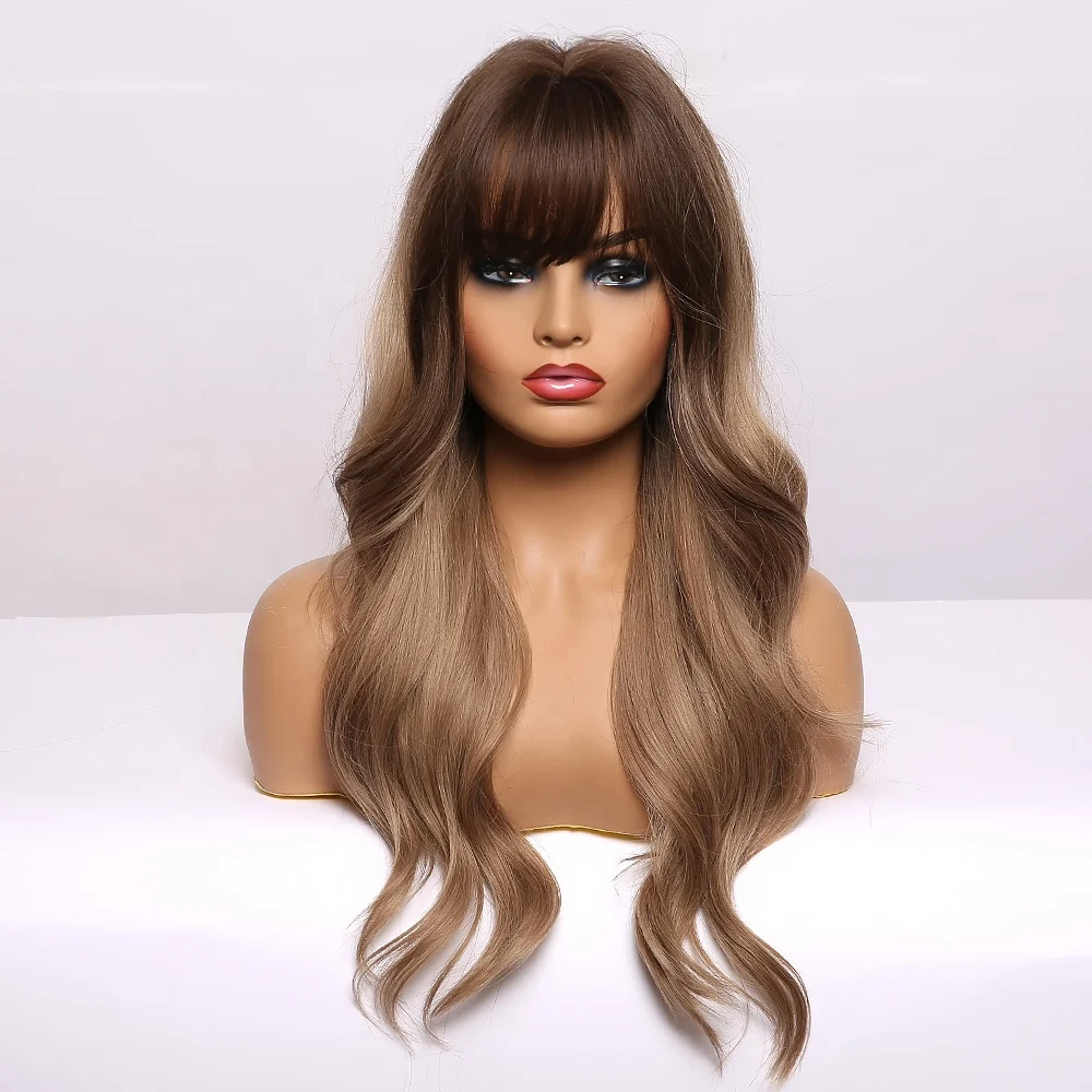 

2021 hot sell Wholesale High Quality Top Mongolian Hair wig Blond Curly periwig