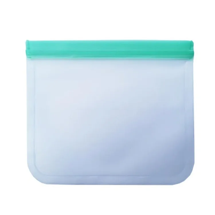 

A434 Eco-friendly Reusable Self Sealing Ziplock Food Storage Bag Kitchen Accessories PEVA Fresh Keeping Refrigerator Bags, Accepted customized