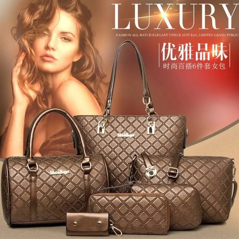 

hot sale handbags for women set bags bags handbag set handbag 6 pcs lady set bag women