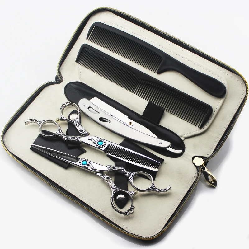 

6.0 inch TB-3 new fashion design beauty barber scissors Hairdressing scissors set