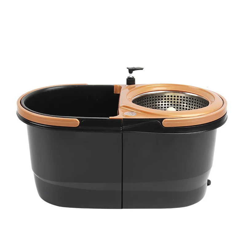 Splitable Design 360 Degree Rotating Cleaning Easy Life Spin Magic Stainless Steel Rotating Bucket Mop