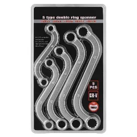 5-Piece DIY Grade S-Shaped Wrench Set with Special-Shaped Curved Star-Shaped Wrenches Metric Measurement System OEM Customizable