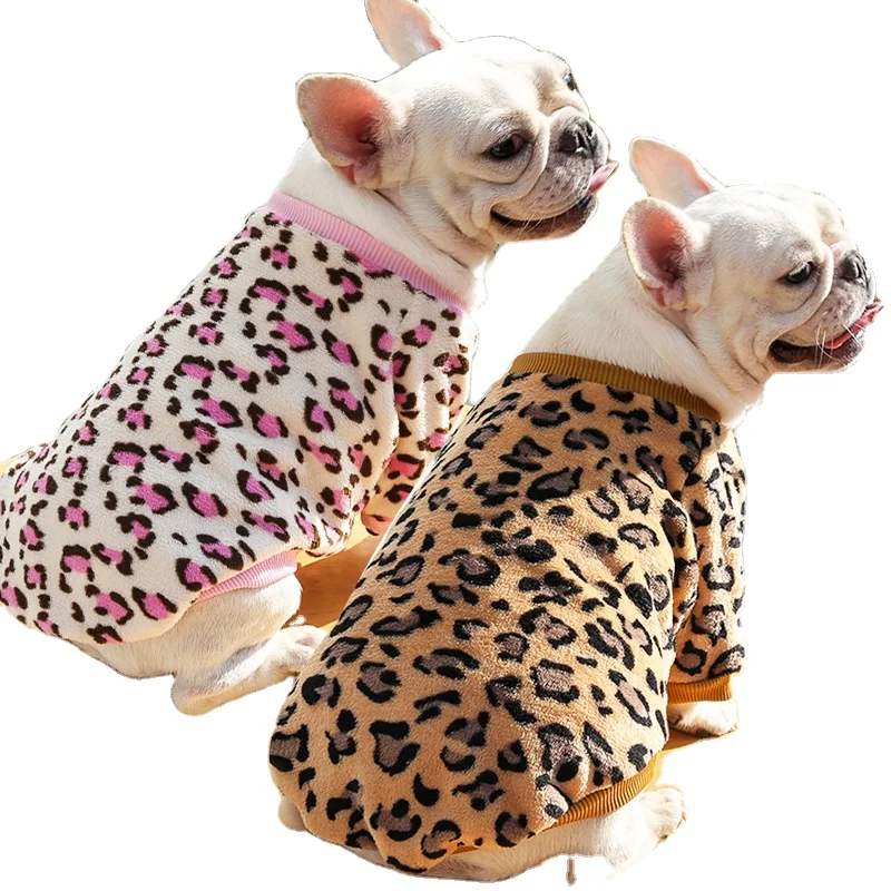 

Autumn Winter Warm Pet Clothes Pajamas Coat French Bulldog Cat Two Legged Dog Hoodies Clothes