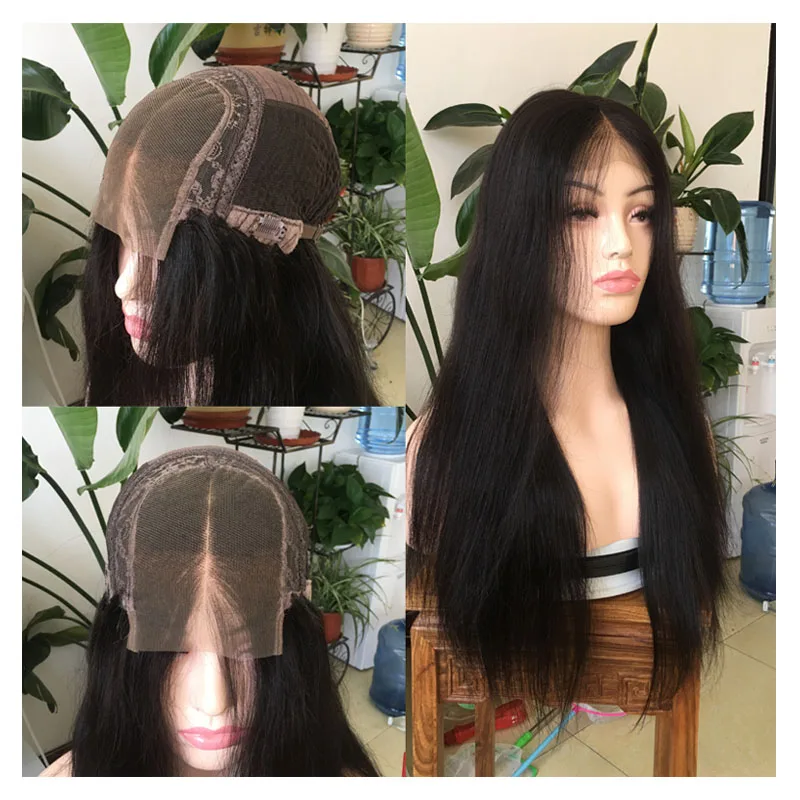 

5x5 Closure Wig Straight Cheap Human Hair Wigs with Baby Hair