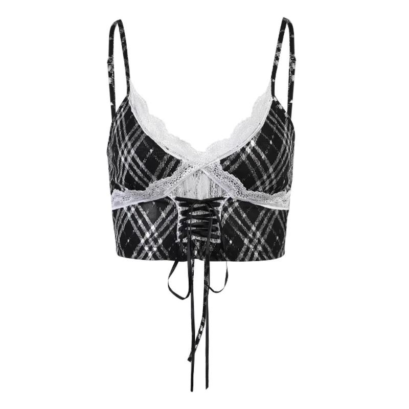

Wholesale summer solid color fashion fringed sleeveless halter top sexy nine-point top, Purple / green / black