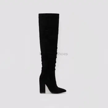ladies ruched boots