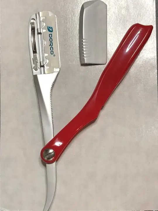 High Quality 6 Colors Feather Straight Razor Beard Folding Removal