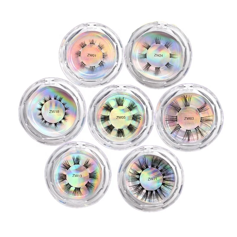 

1 Box Segmented Eyelashes Wispy Fluffy False Eyelashes Natural Thick Lashes Handmade Eye Extension Quick Wear Eye Makeup Tools