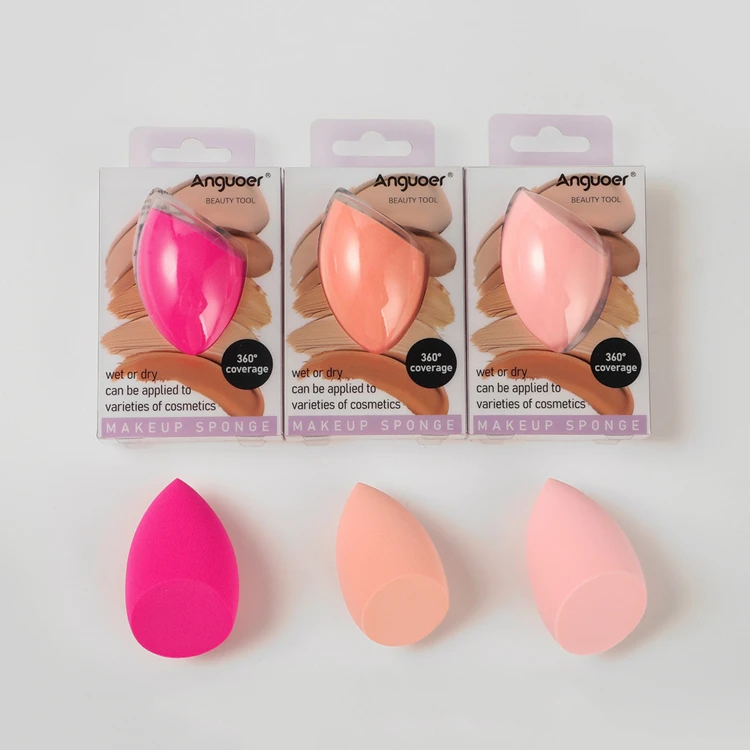 

1 PCS Sets Beauty Egg Custom Your Own Brand Beauty Accessories Bevel Makeup Sponge Puff, Customized acceptable