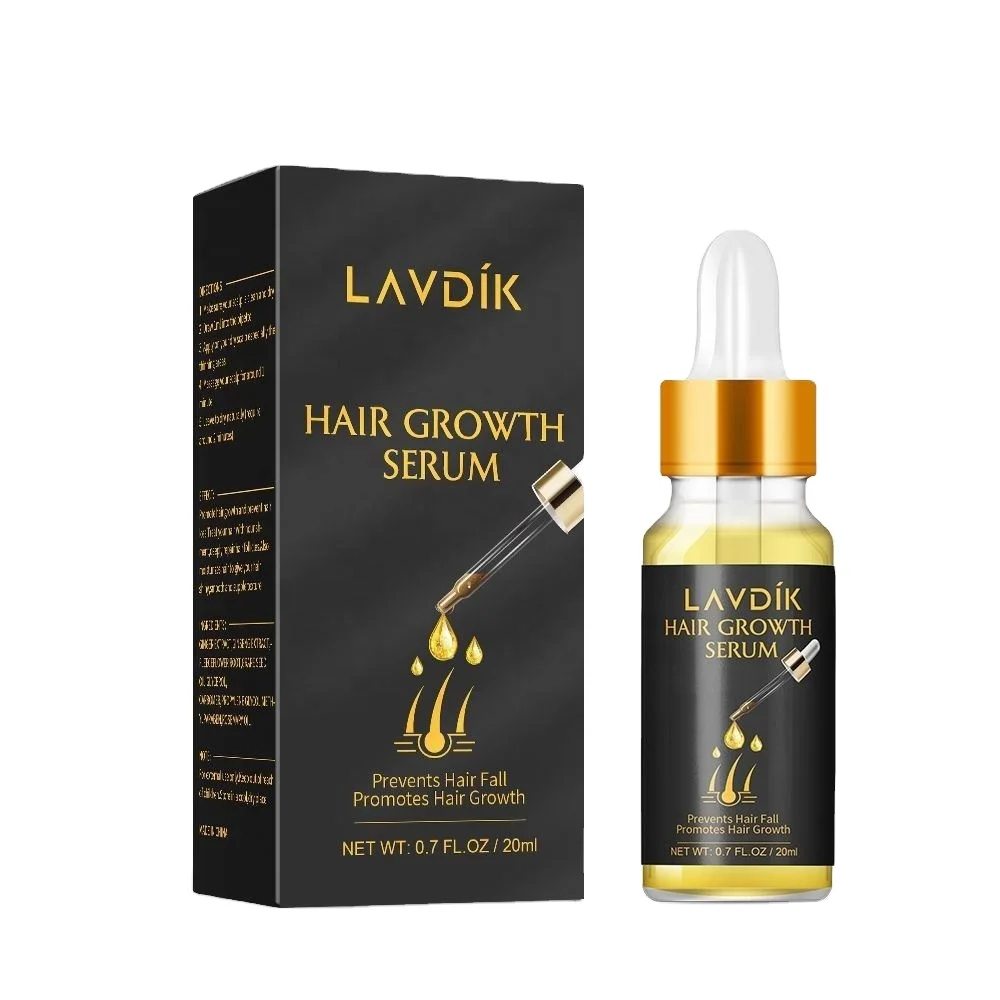 

LAVDIK Ginger Fast Hair Growth Serum Essential Oil Anti Preventing Hair Lose Liquid Damaged Hair Repair Growing