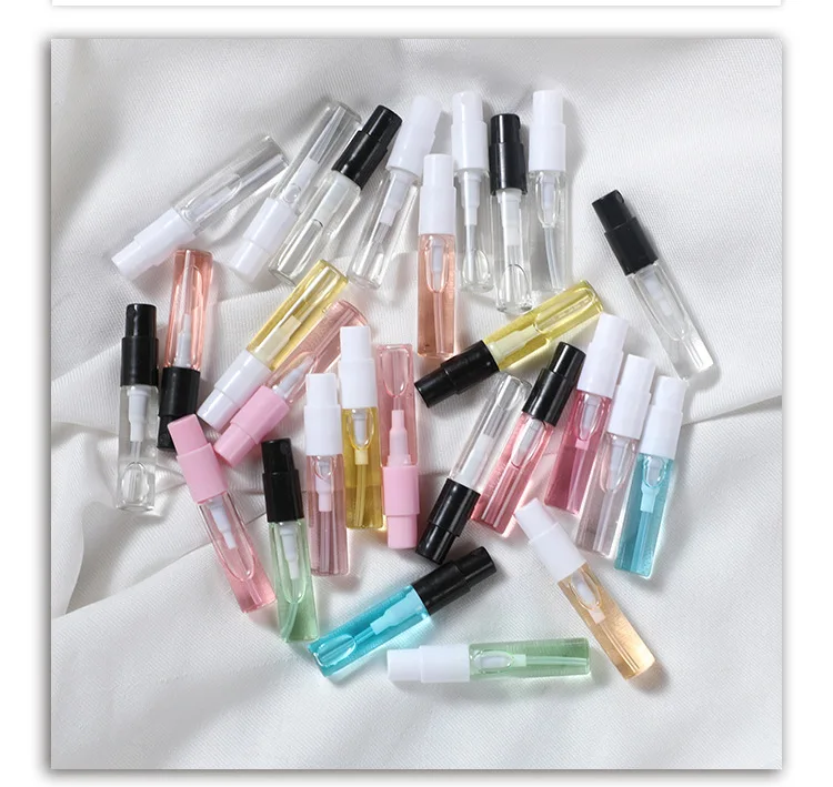 

Perfume Sample 2ml Positive Brand Male and Female Perfume Sample Test Tube Custom OEM Parfum Spray, Customed color