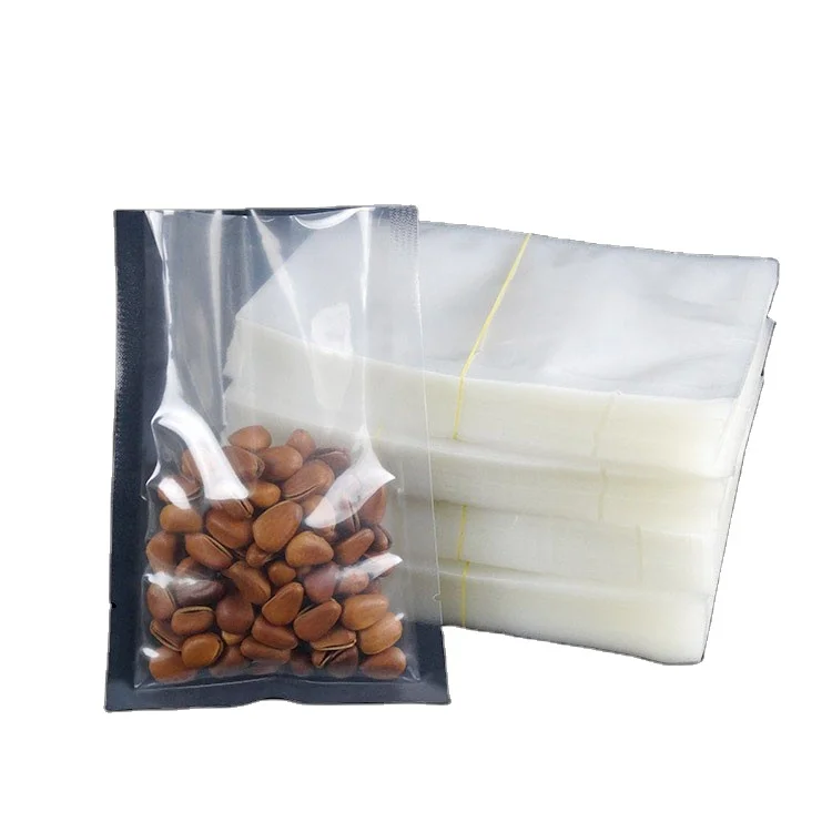 

PA PE Plastic Storage Vacuum Roll Bags For Food Packaging Embossed Vacuum Sealer Bags, Trasparent