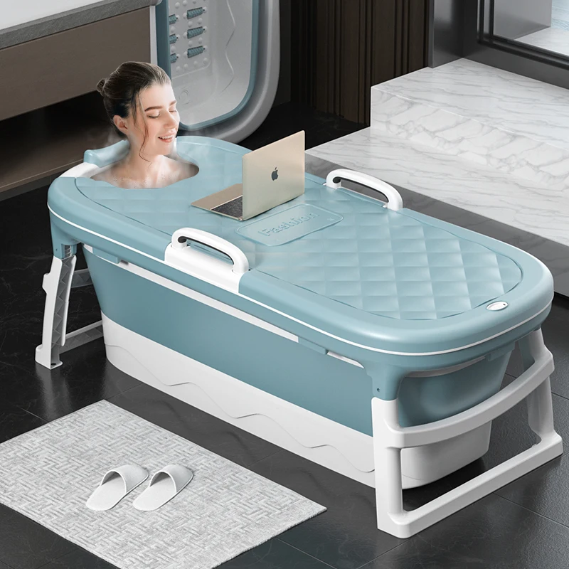 

Hot free standing bathtub plastic tub bath with lid banera plegable adulto jacuzzii baignoir d'interieur plastik yetiskin kuvet, Pink blue