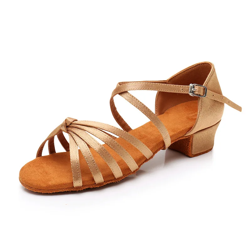 

Low Heel Dancing Shoes Girl Kids Latin Dance Shoes Girls Ballroom Dance Shoes Kids, Black,red,blue