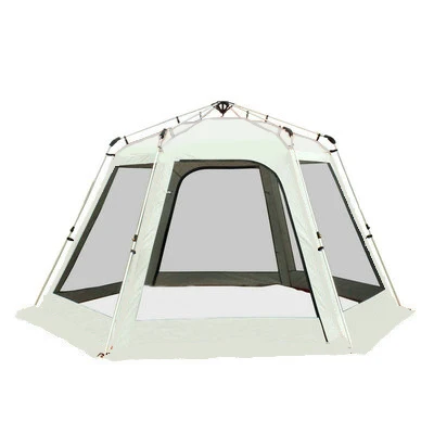 

OEM Hot Sale Rain Cover Dome Tent Camping Glamping Big Family Outdoor Canopy Camping Tent with Mesh Belt