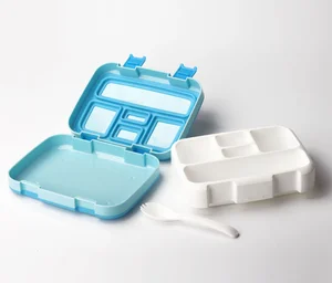 Microwave oven Heated Lunch Box bento children durable leakproof Meal and Snack Packing with lid
