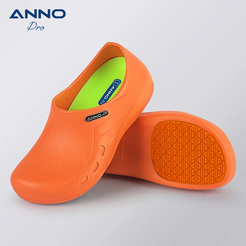 

ANNO Kitchen shoes men's antiskid chef's special shoes waterproof, oil proof soft sole light EVA odor proof kitchen work shoes