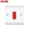 1 Gang Bakelite Plate 32A 250V Electrical Wall Mount Switch for Home Power Supply for Water Heater