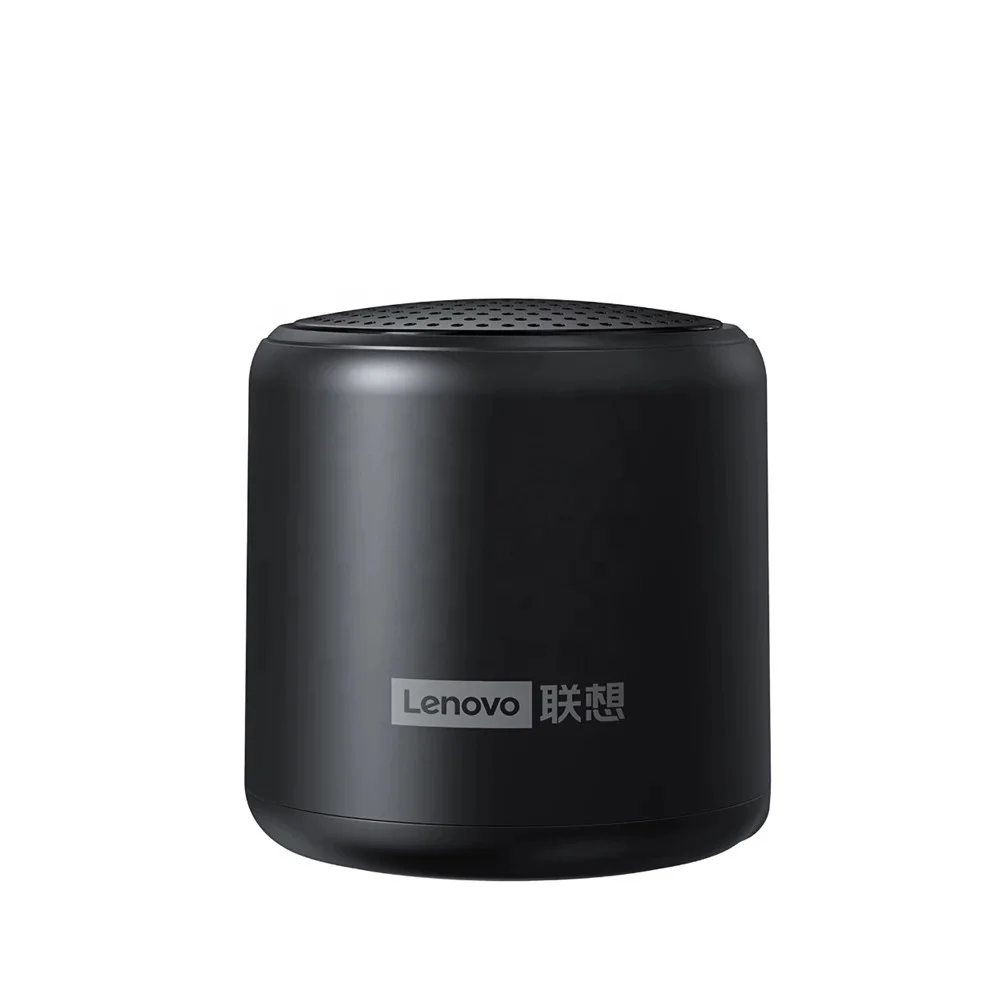 

Original Lenovo L01 Wireless Bluetooth Speaker Portable Mini Outdoor Loudspeaker Column 3D Stereo Music Surround Bass Box Mic, Black, blue, pink, white, red