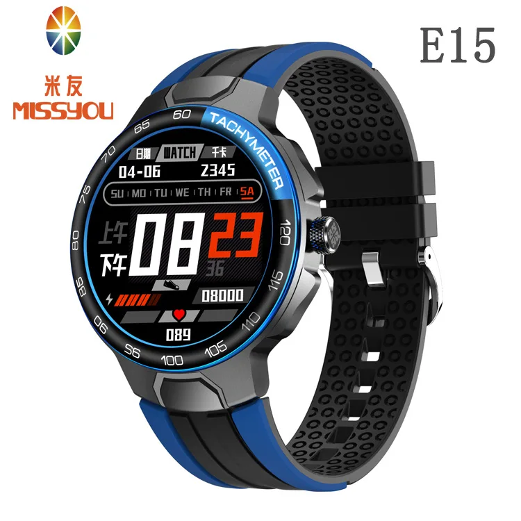 

MY E15 factory wholesale smart watch 24 exercise modes heart rate blood pressure blood oxygen IP68 outdoor health smart watch