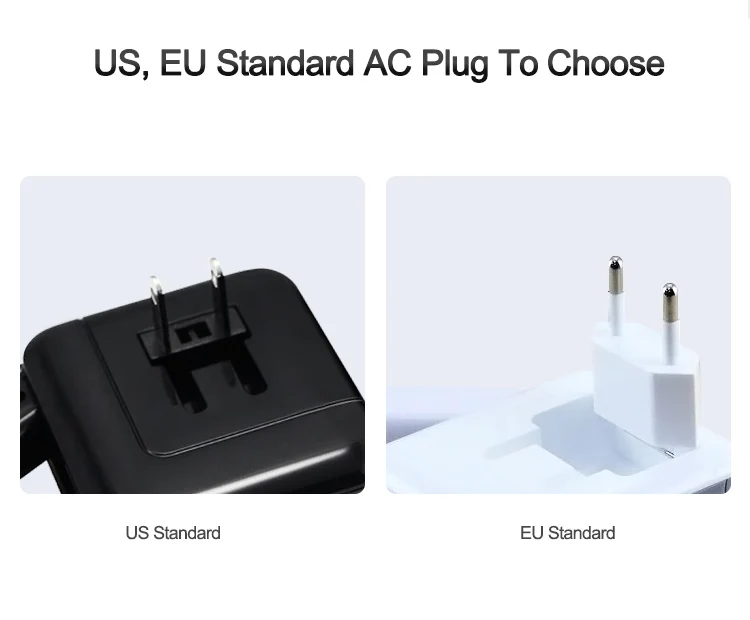 Square 5V 2.1A 2 In 1 2 Ports Dual USB Car Wall Charger For Mobile Phone And Tablet
