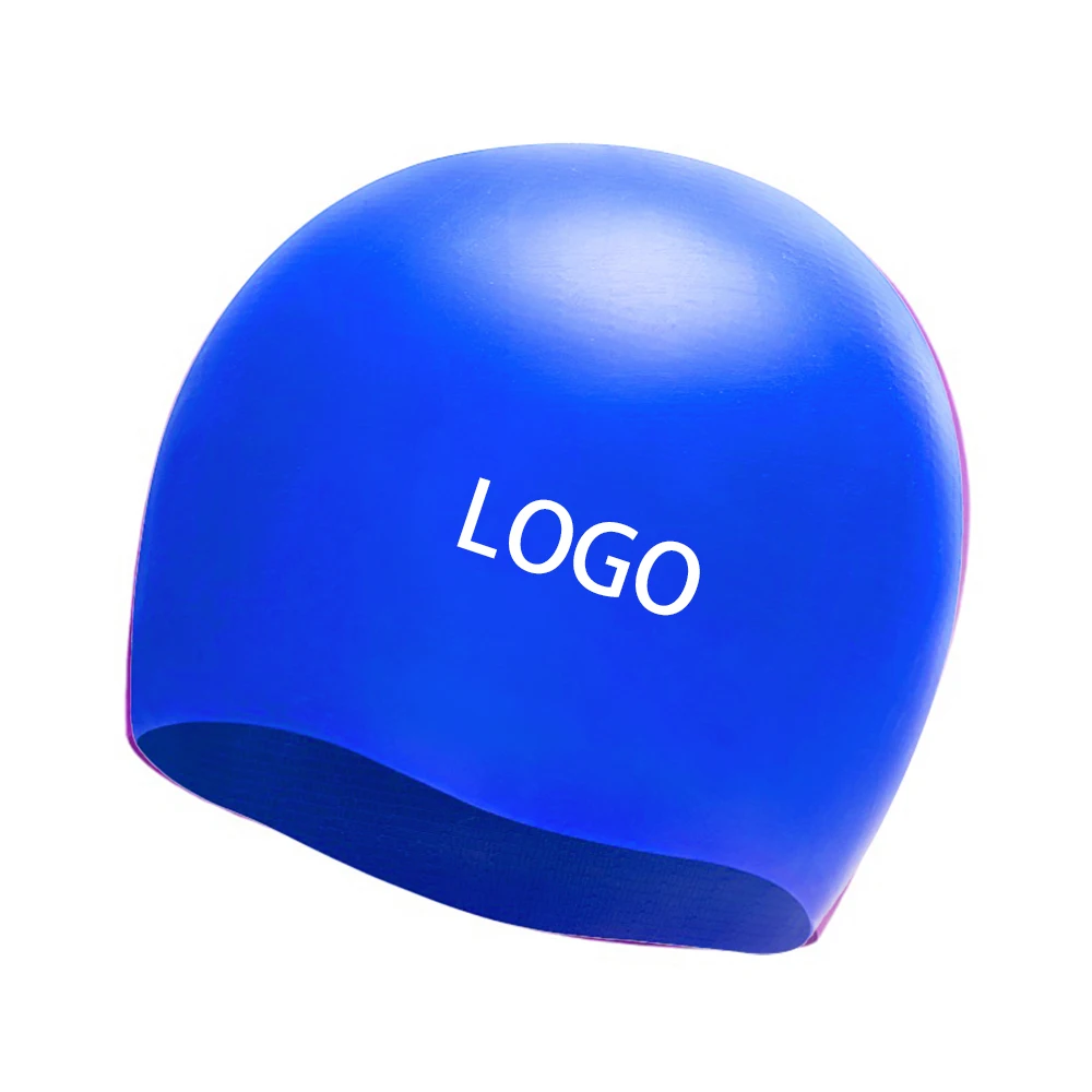 

ZLF Silicone swimming caps adult size multi-color waterproof comfortable soft flexible customized children adult swimming hats, Customized color