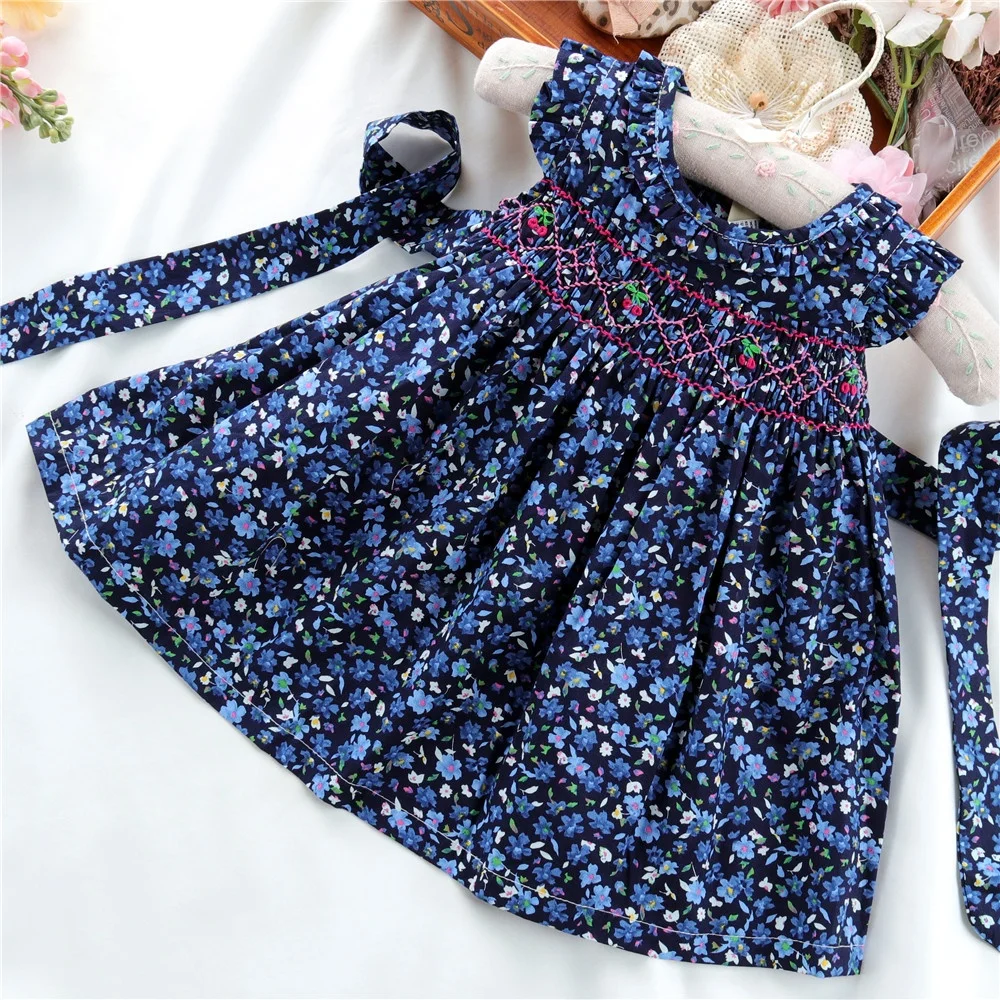 

baby smocked clothing for girls dresses floral ruffles flower hand made embroidery boutiques kids clothes c91018532