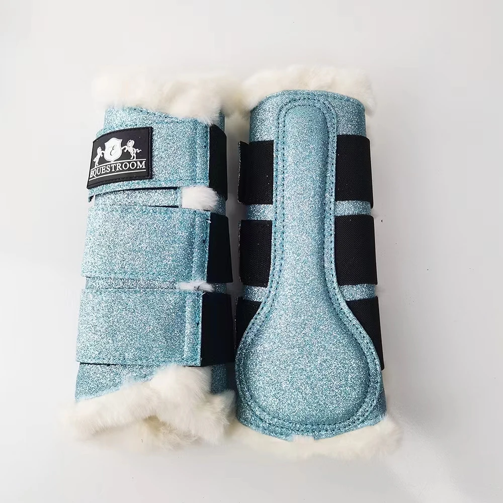 

Horse Sports Boots glitter horse brushing boots riding protector for horse