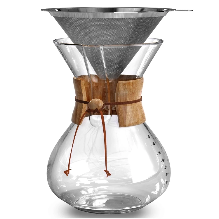 

800ml Dripper - Chemex Filter 400 Ml Camp Pour Over Coffee Maker Set