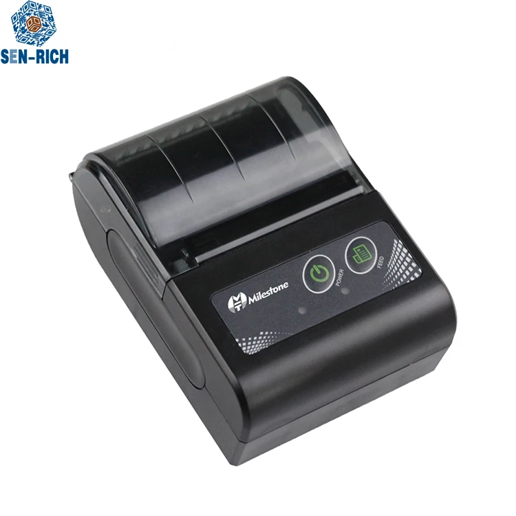 

P10 Thermal Printer Wireless Receipt bill 58MM Mini BT Printer Portable Machine for Windows Android IOS, Black