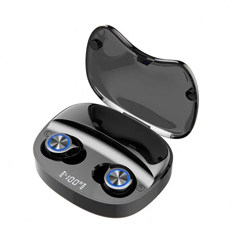 

Tws BT Earphones 5.0 Waterproof Sports Earphones Stereo Earbuds Headsets With Microphone TW90 Can Charging The Phone, White