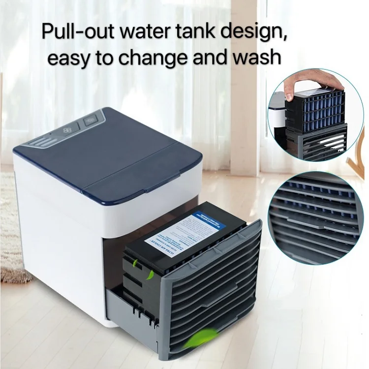 
2020 New Electric portable AirConditioners Cooling Humidifier Fan DC USB Mini Portable Air Conditioner 