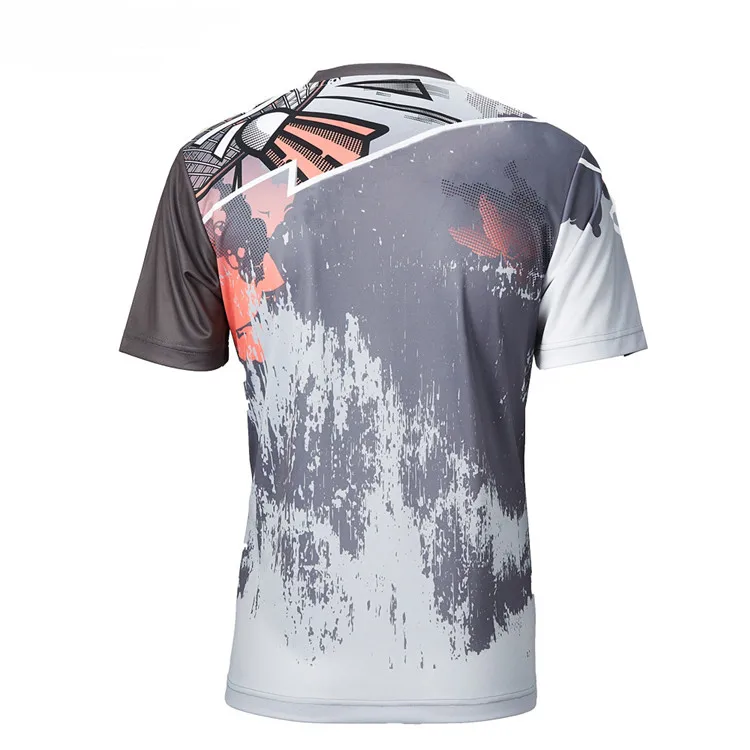 Customized Sportswear 100 Polyester Quick Dry Sports T Shirt Full Sublimation Printing Badminton Jersey
