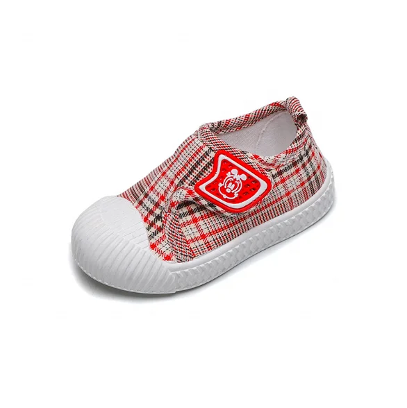 

2020 new arrival cotton fabric canvas 1-4 years kids casual footwear prewalk infant baby sneaker shoes