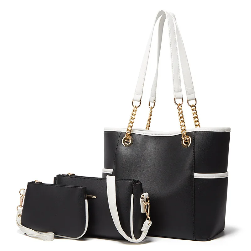 

handbag sets 3 pieces lady hand bags hand bags ladies set free shipping set of ladies bags, As picture